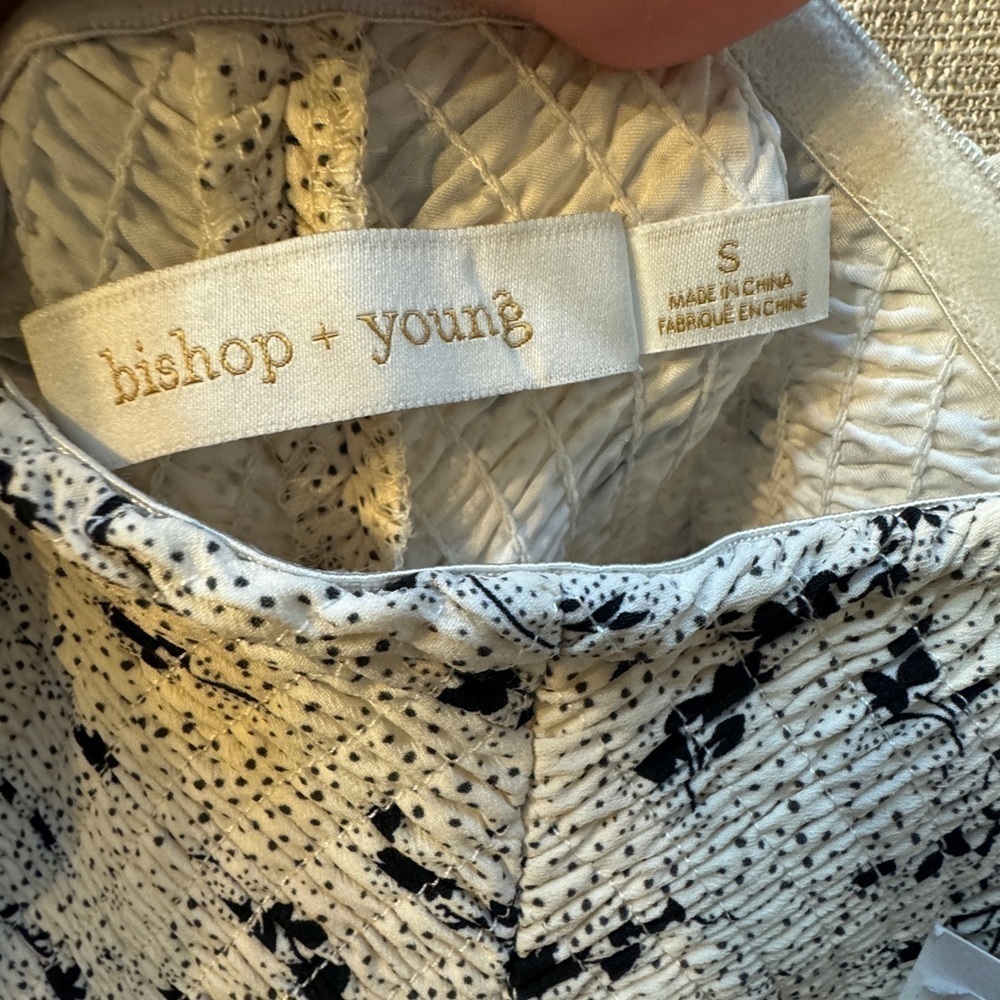 NEW BISHOP + YOUNG carmella wide leg jumpsuit “Under the Summer Sky” size small - Picture 6 of 14